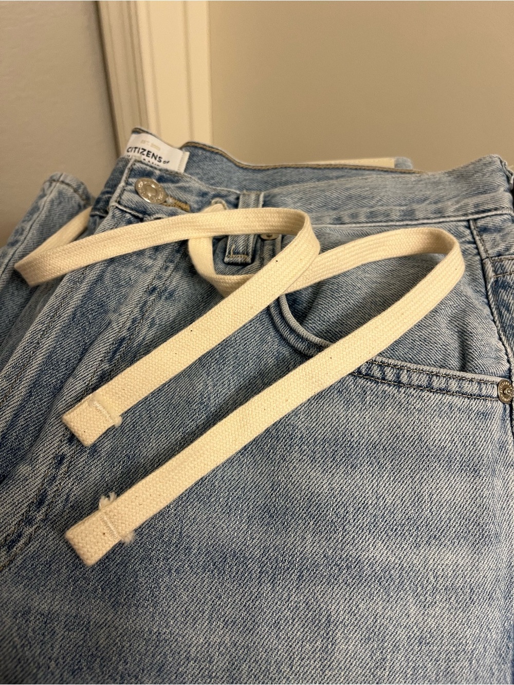 Citizens of Humanity Brynn Drawstring Trouser Jeans Size 26 - Picture 12 of 14